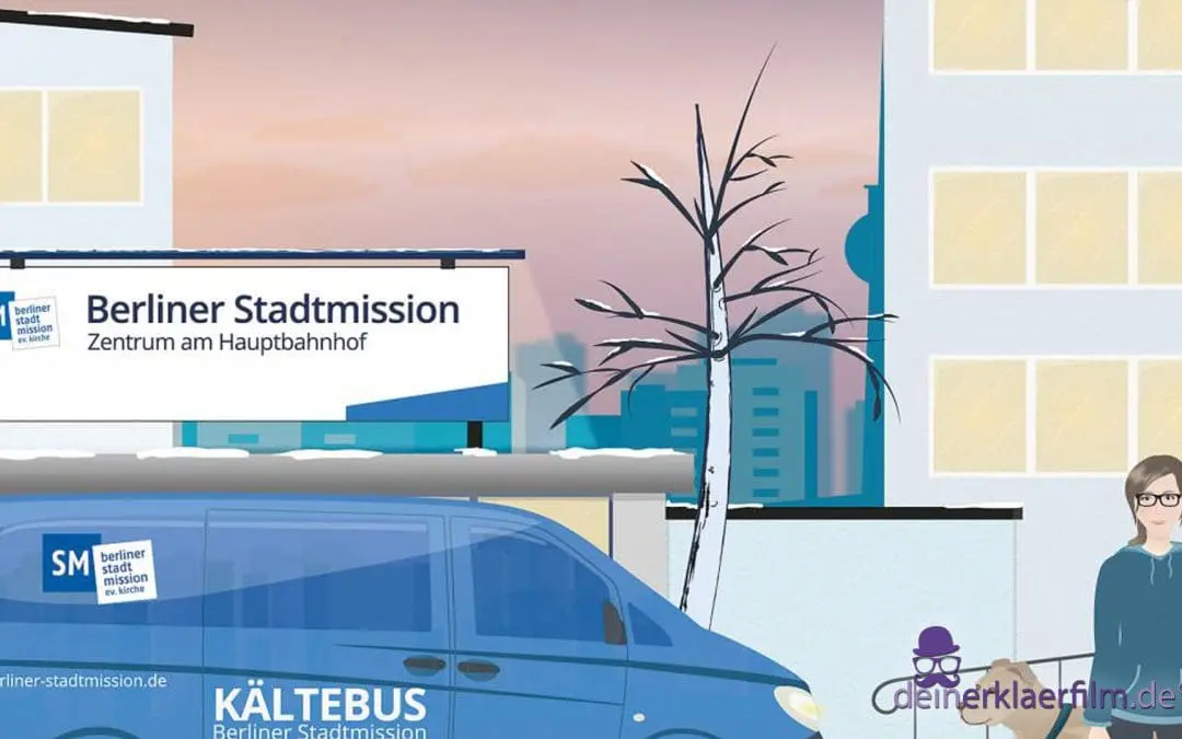 FMP unterstützt den Kältebus der Berliner Stadtmission mit einen Erklärfilm