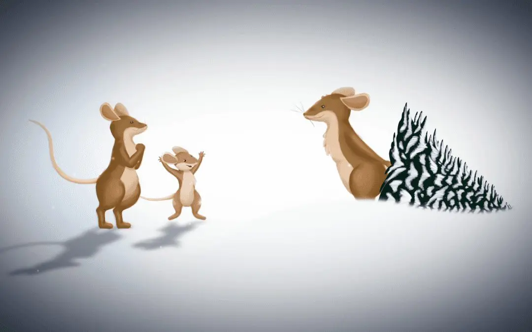 Weihnachtspost als professionel animierter Film